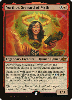 Vorthos, Steward of Myth (Galaxy Foil) (412) [Unfinity] foil - Deck Out Gaming