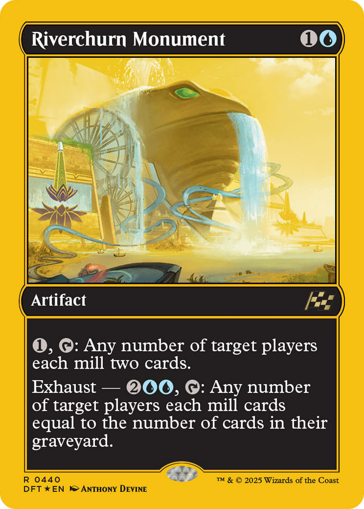 Riverchurn Monument (First-Place Foil) (440) [Aetherdrift] foil - Deck Out Gaming