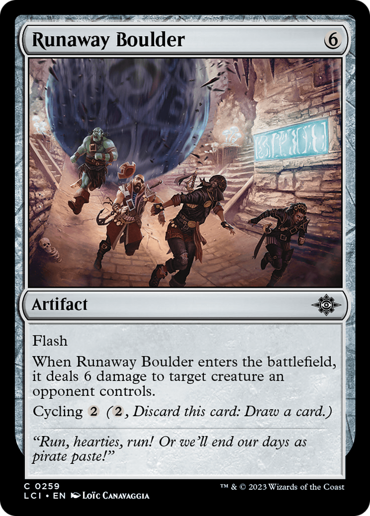 Runaway Boulder (259) [The Lost Caverns of Ixalan] - Deck Out Gaming