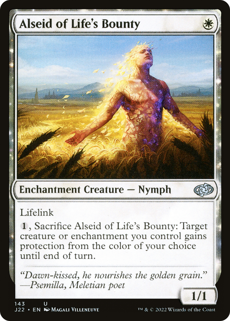 Alseid of Life's Bounty (143) [Jumpstart 2022] - Deck Out Gaming