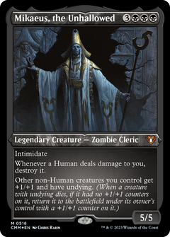 Mikaeus, the Unhallowed (516) [Commander Masters] etched - Deck Out Gaming