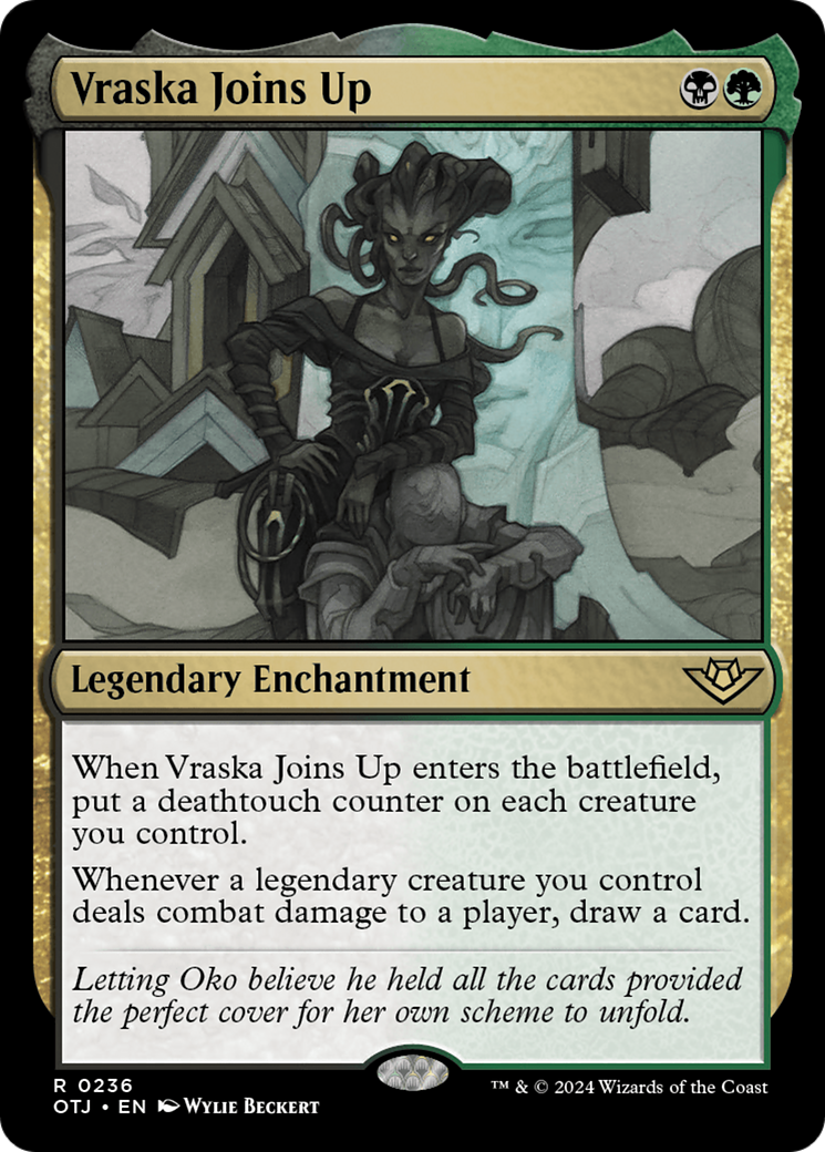 Vraska Joins Up (236) [Outlaws of Thunder Junction] foil - Deck Out Gaming