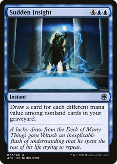 Sudden Insight (77) [Adventures in the Forgotten Realms] foil - Deck Out Gaming