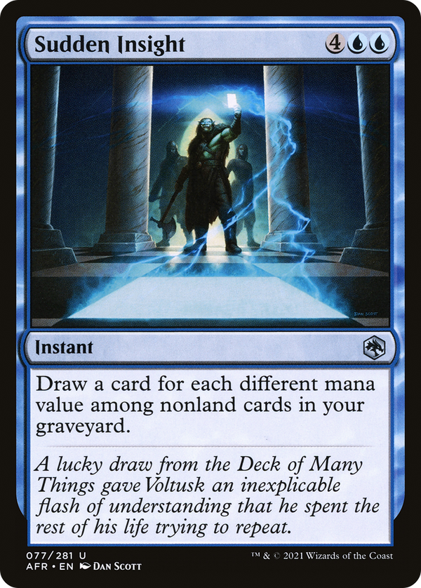 Sudden Insight (77) [Adventures in the Forgotten Realms] foil - Deck Out Gaming
