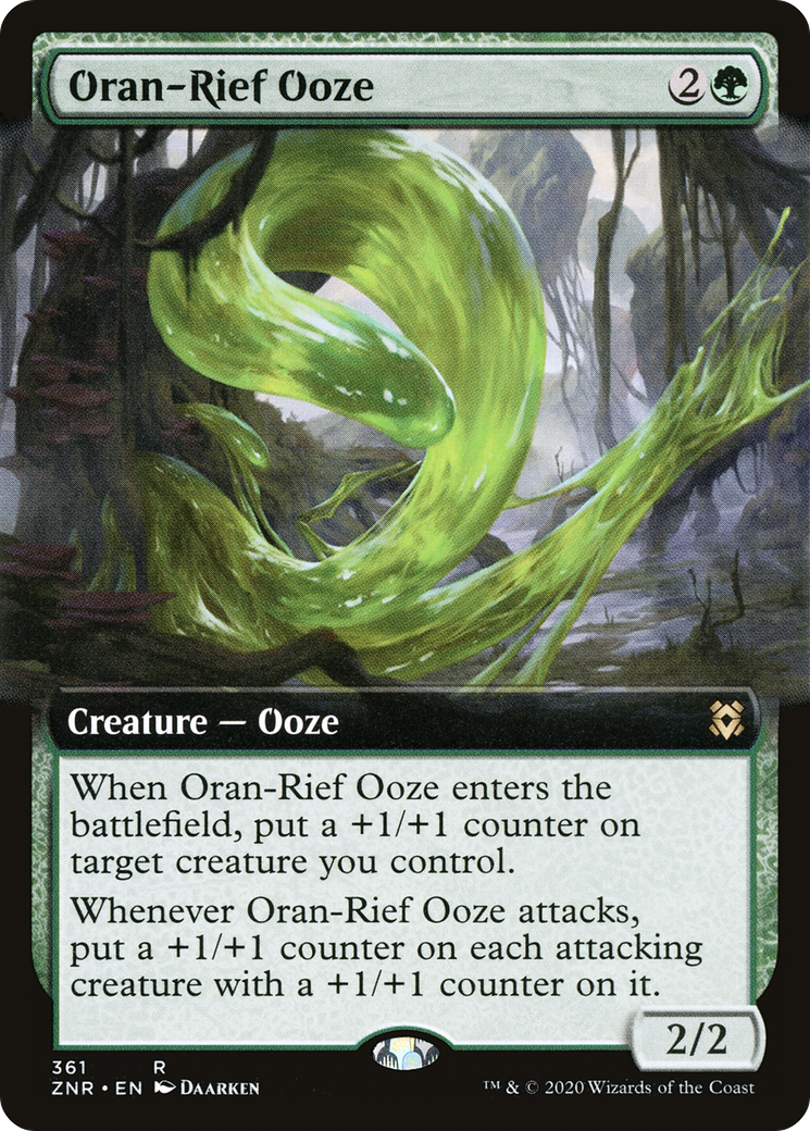Oran-Rief Ooze (Extended Art) (361) [Zendikar Rising] - Deck Out Gaming