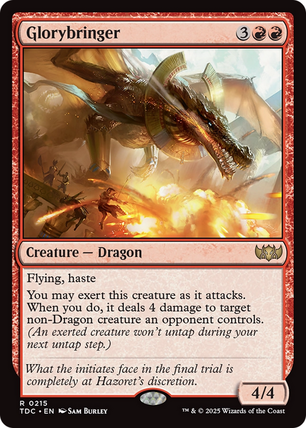 Glorybringer (215) [Commander: Tarkir: Dragonstorm] - Deck Out Gaming