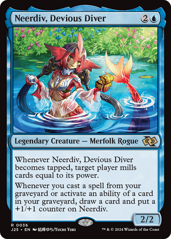 Neerdiv, Devious Diver (Anime) (36) [Foundations Jumpstart] - Deck Out Gaming