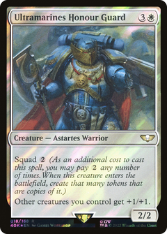 Ultramarines Honour Guard (Surge Foil) (18) [Warhammer 40,000 Commander] foil - Deck Out Gaming