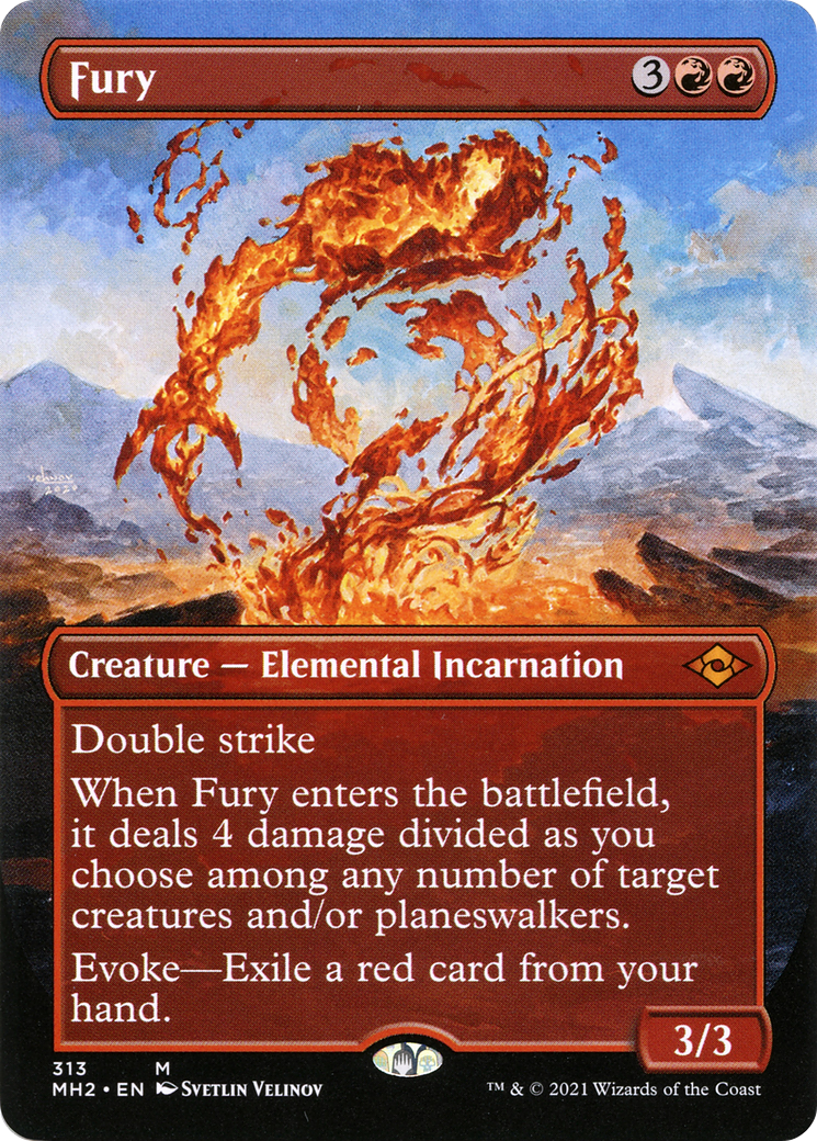 Fury (Borderless) (313) [Modern Horizons 2] - Deck Out Gaming