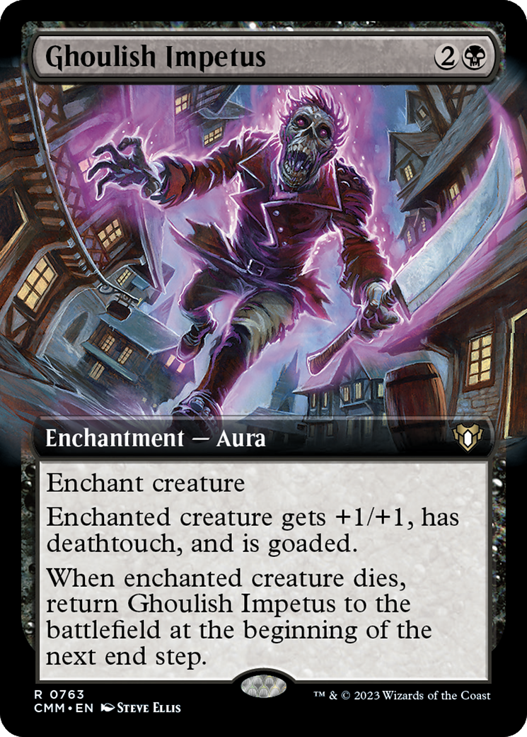Ghoulish Impetus (Extended Art) (763) [Commander Masters] - Deck Out Gaming