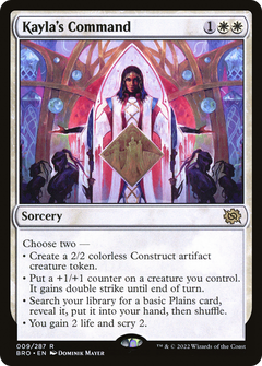 Kayla's Command (9) [The Brothers' War] - Deck Out Gaming