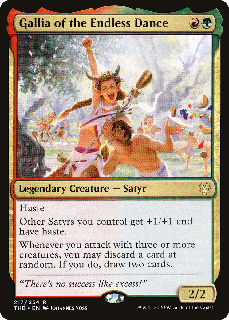Gallia of the Endless Dance (217) [Theros Beyond Death] foil - Deck Out Gaming