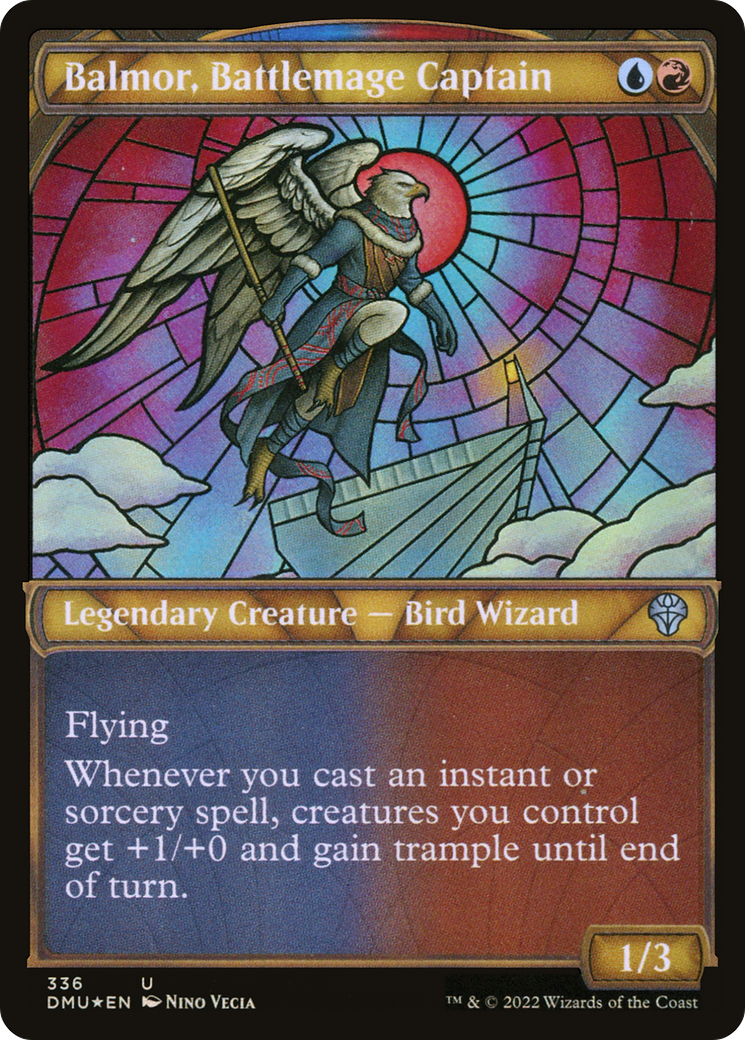 Balmor, Battlemage Captain (Textured Foil) (336) [Dominaria United] foil - Deck Out Gaming