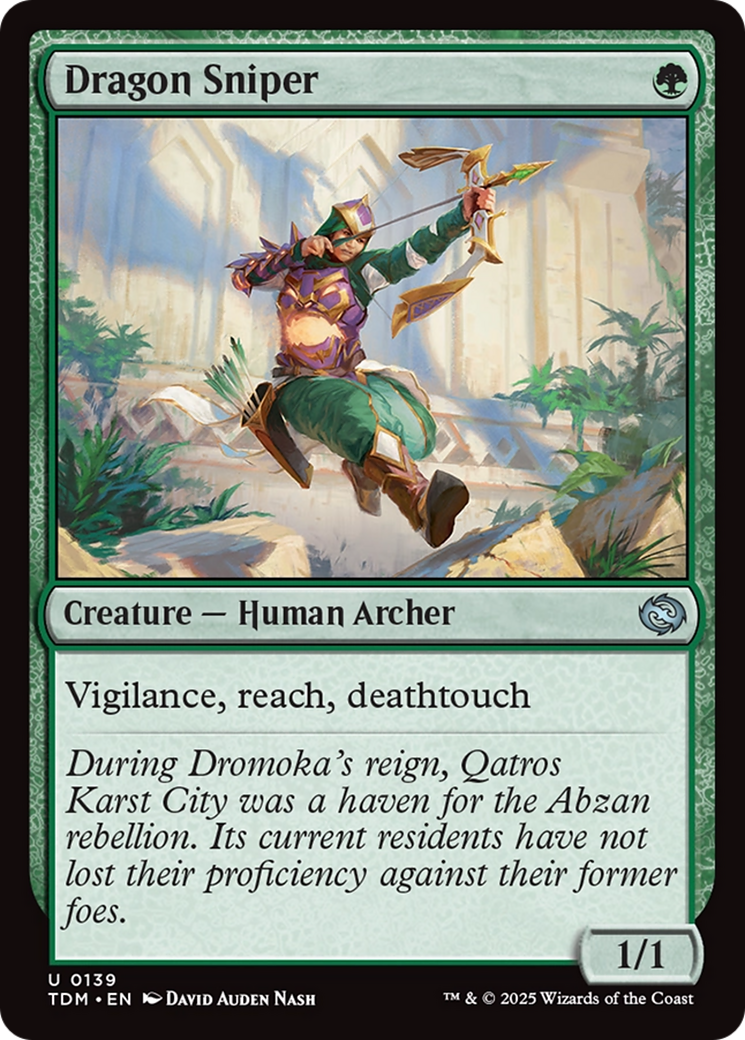 Dragon Sniper (139) [Tarkir: Dragonstorm] foil - Deck Out Gaming