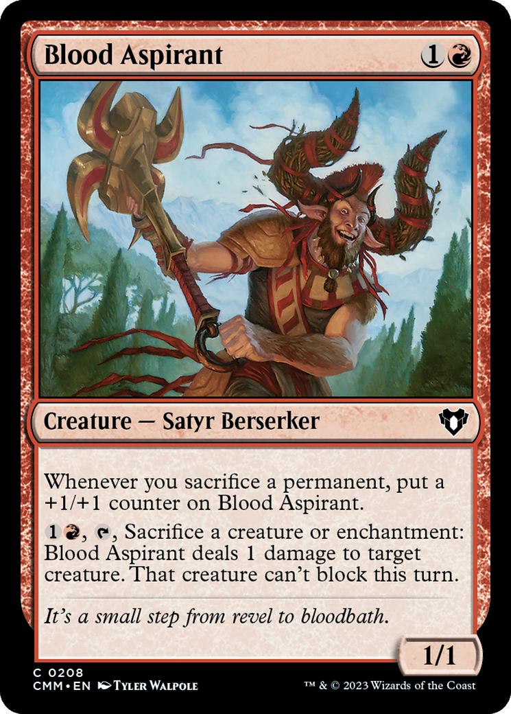 Blood Aspirant (208) [Commander Masters] foil - Deck Out Gaming