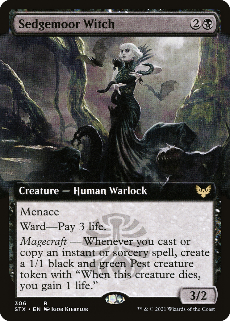 Sedgemoor Witch (Extended Art) (306) [Strixhaven: School of Mages] - Deck Out Gaming
