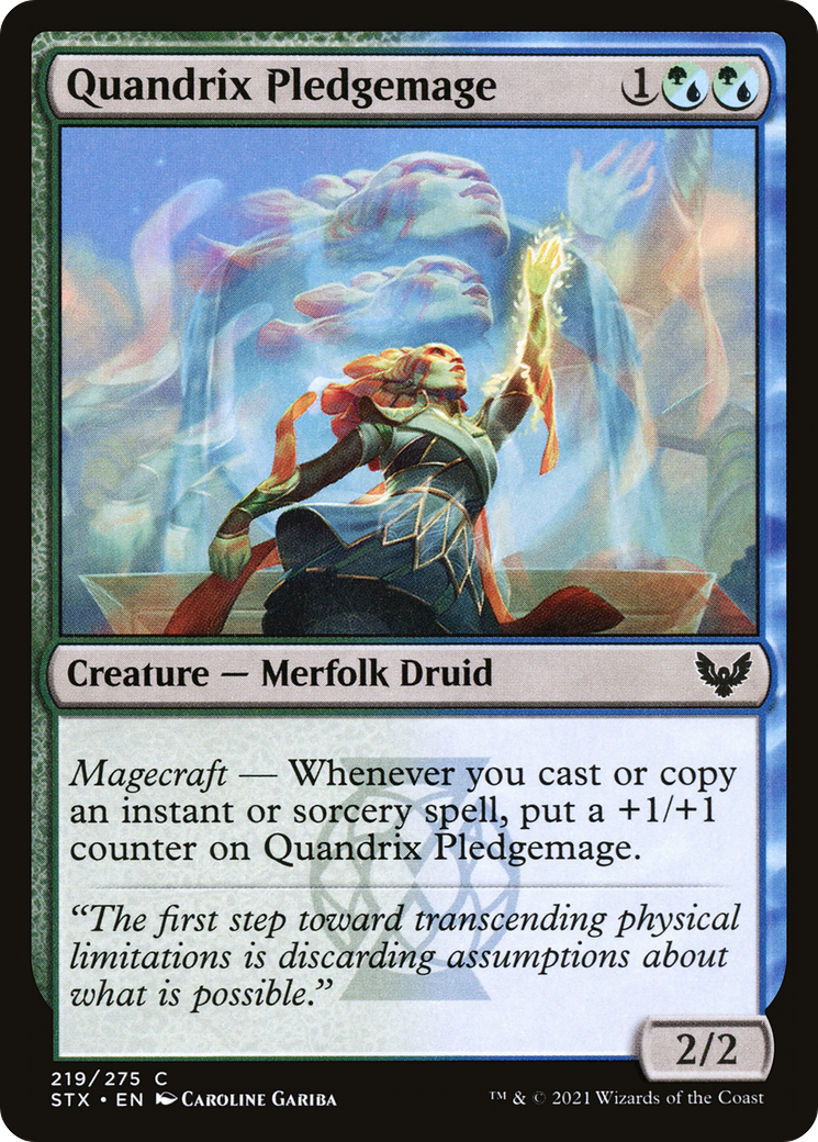 Quandrix Pledgemage (219) [Strixhaven: School of Mages] - Deck Out Gaming