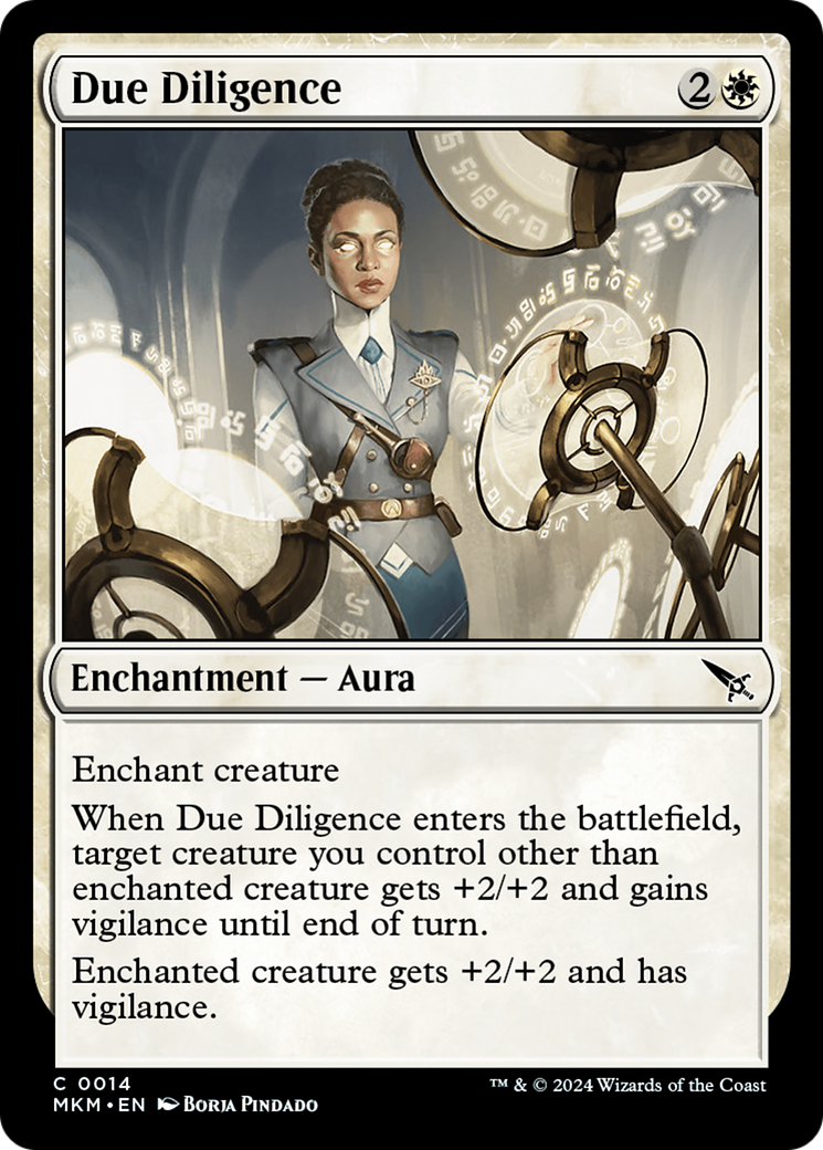 Due Diligence (14) [Murders at Karlov Manor] foil - Deck Out Gaming