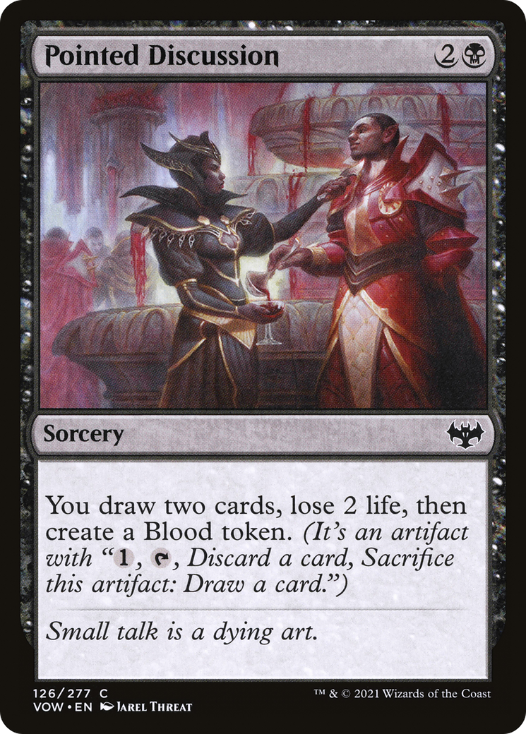 Pointed Discussion (126) [Innistrad: Crimson Vow] foil - Deck Out Gaming
