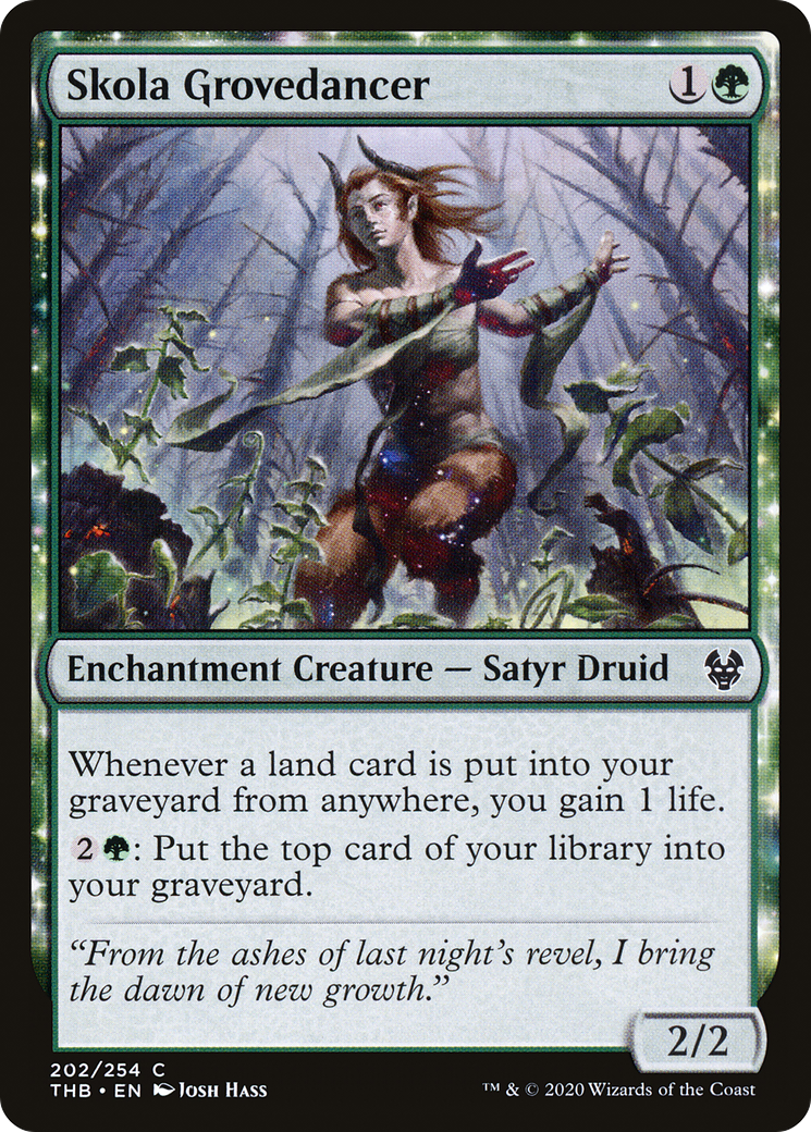 Skola Grovedancer (202) [Theros Beyond Death] foil - Deck Out Gaming