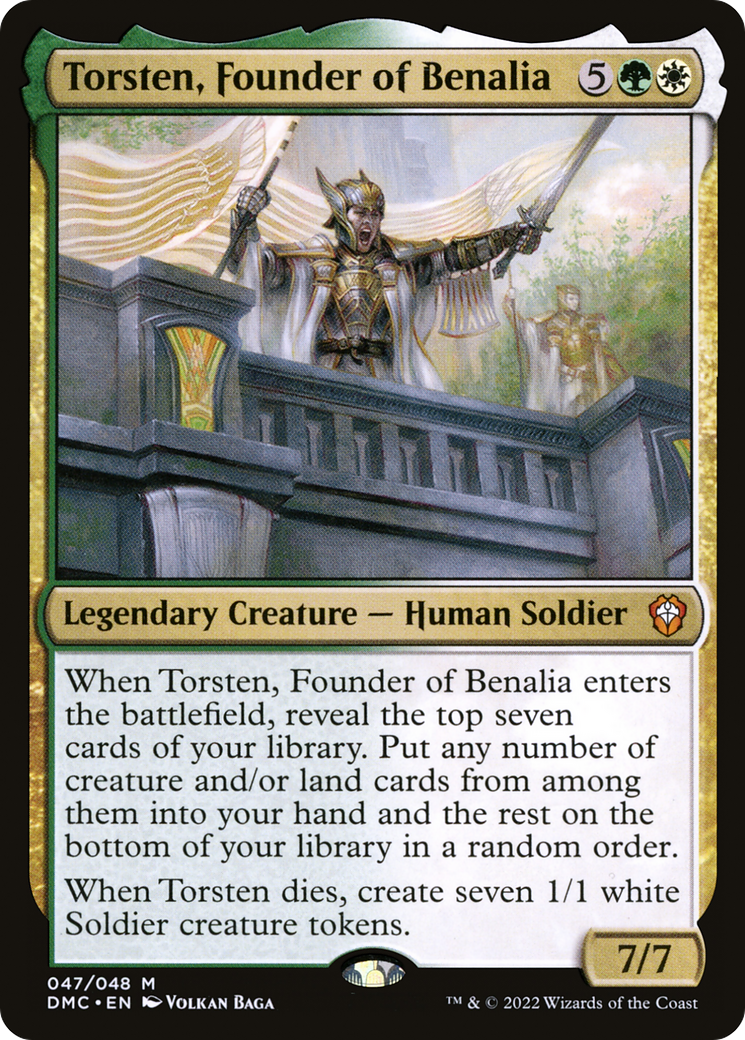 Torsten, Founder of Benalia (47) [Dominaria United Commander] - Deck Out Gaming