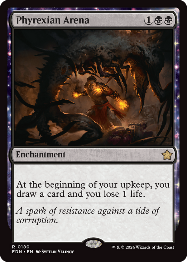 Phyrexian Arena (180) [Foundations] - Deck Out Gaming