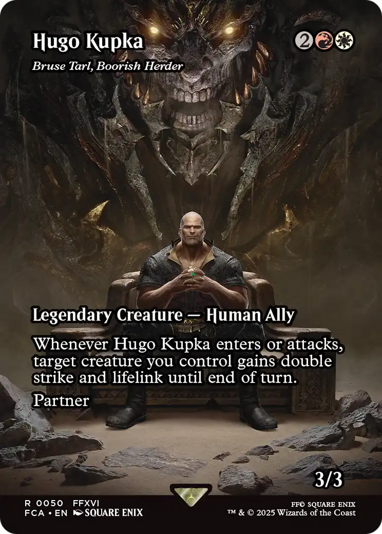 Hugo Kupka - Bruse Tarl, Boorish Herder (Showcase) (50) [FINAL FANTASY: Through the Ages] foil - Deck Out Gaming