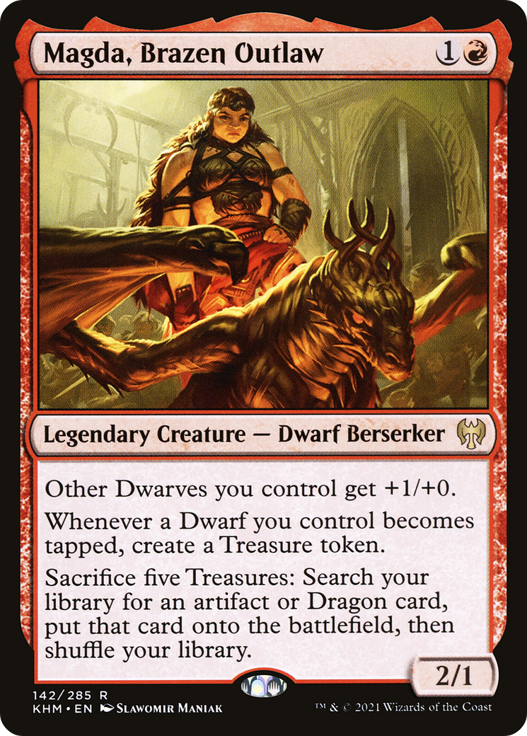 Magda, Brazen Outlaw (142) [Kaldheim] foil - Deck Out Gaming