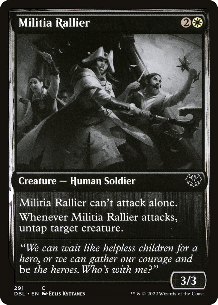 Militia Rallier (291) [Innistrad: Double Feature] foil - Deck Out Gaming