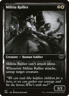 Militia Rallier (291) [Innistrad: Double Feature] foil - Deck Out Gaming