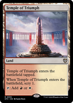Temple of Triumph (335) [Outlaws of Thunder Junction Commander] - Deck Out Gaming