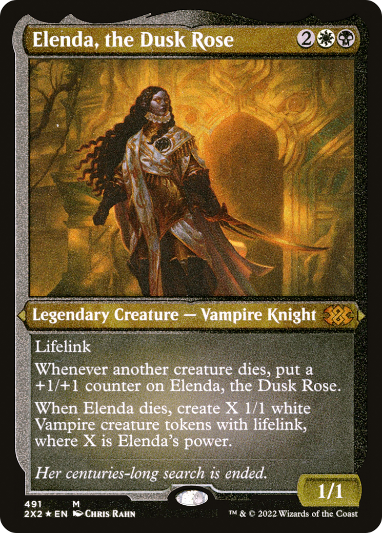 Elenda, the Dusk Rose (Foil Etched) (491) [Double Masters 2022] foil - Deck Out Gaming