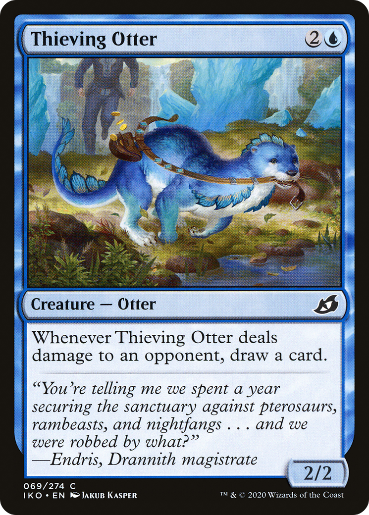 Thieving Otter (69) [Ikoria: Lair of Behemoths] - Deck Out Gaming