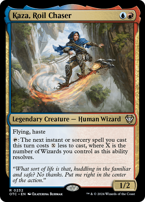 Kaza, Roil Chaser (232) [Outlaws of Thunder Junction Commander] - Deck Out Gaming