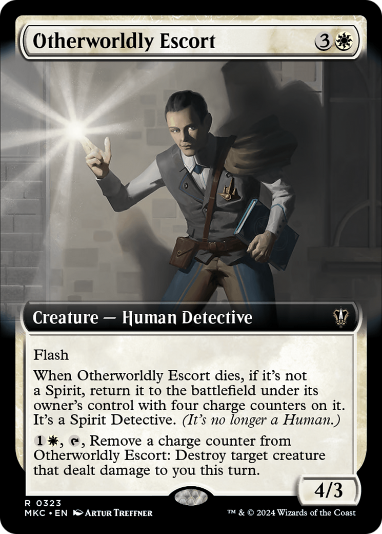Otherworldly Escort (Extended Art) (323) [Murders at Karlov Manor Commander] - Deck Out Gaming