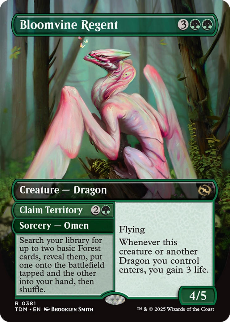 Bloomvine Regent (Borderless) (381) [Tarkir: Dragonstorm] foil - Deck Out Gaming