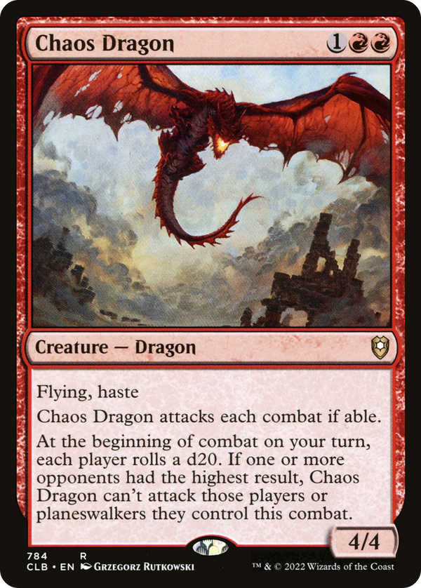 Chaos Dragon (784) [Commander Legends: Battle for Baldur's Gate] - Deck Out Gaming