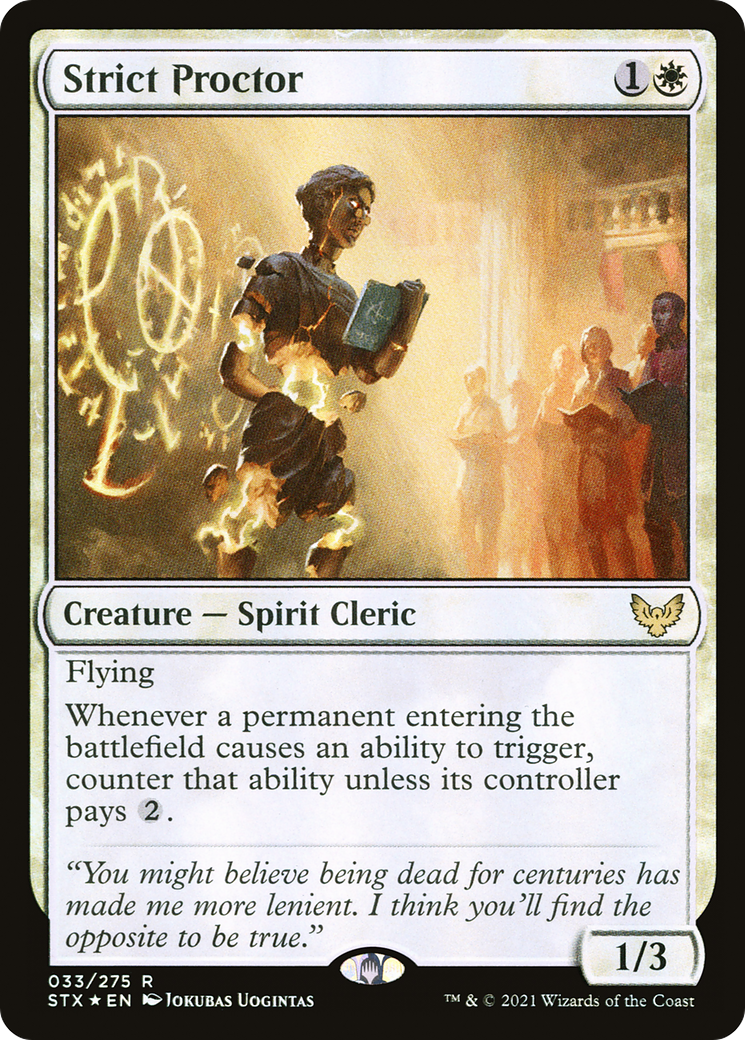 Strict Proctor (33★) [Strixhaven: School of Mages] foil - Deck Out Gaming