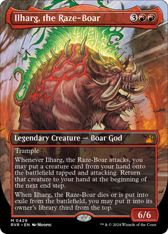 Ilharg, the Raze-Boar (Anime Borderless) (429) [Ravnica Remastered] - Deck Out Gaming