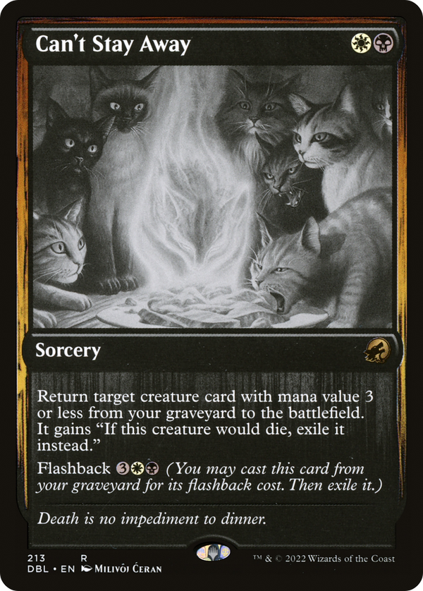 Can't Stay Away (213) [Innistrad: Double Feature] foil - Deck Out Gaming