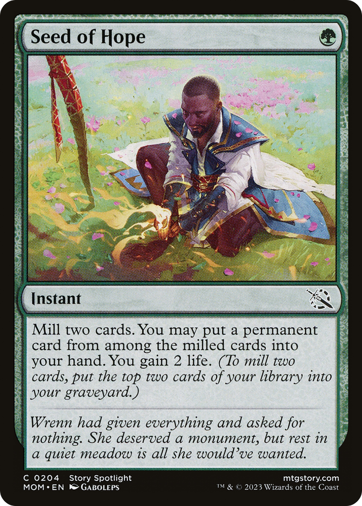 Seed of Hope (204) [March of the Machine] - Deck Out Gaming