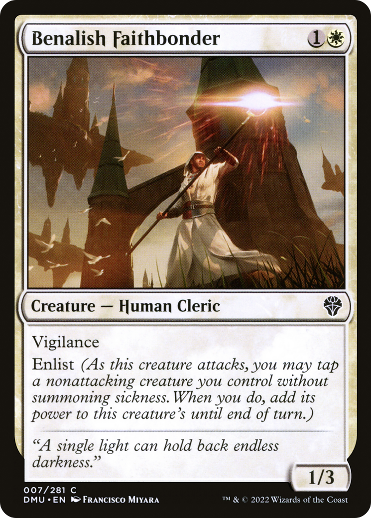 Benalish Faithbonder (7) [Dominaria United] foil - Deck Out Gaming