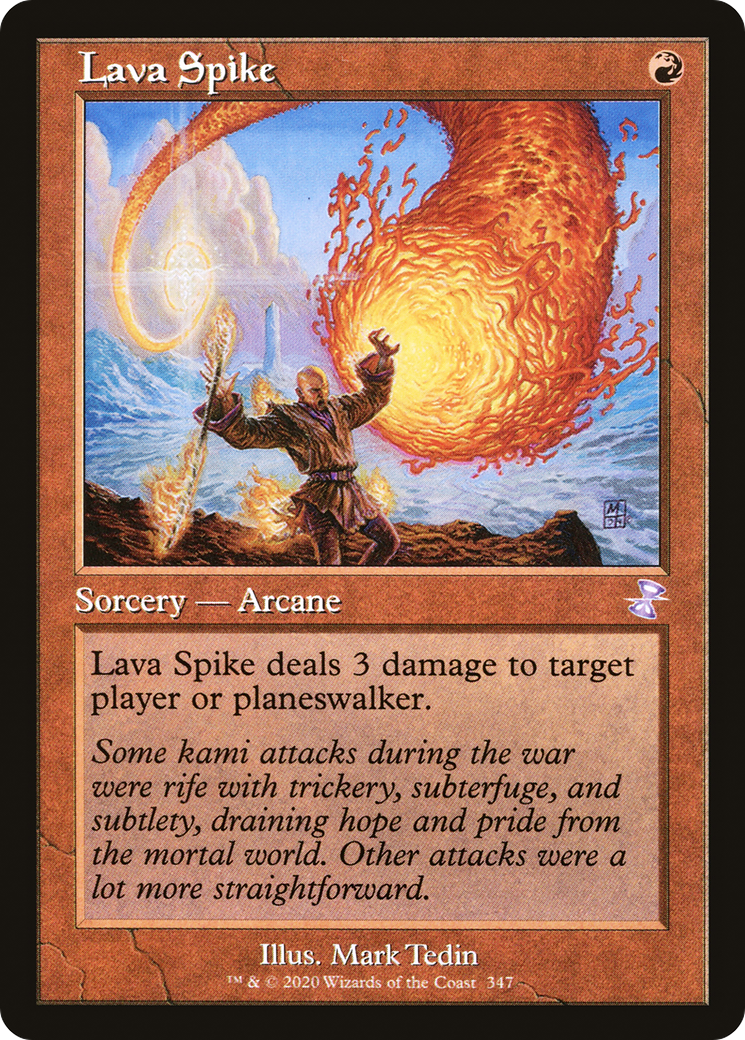 Lava Spike (347) [Time Spiral Remastered] foil - Deck Out Gaming