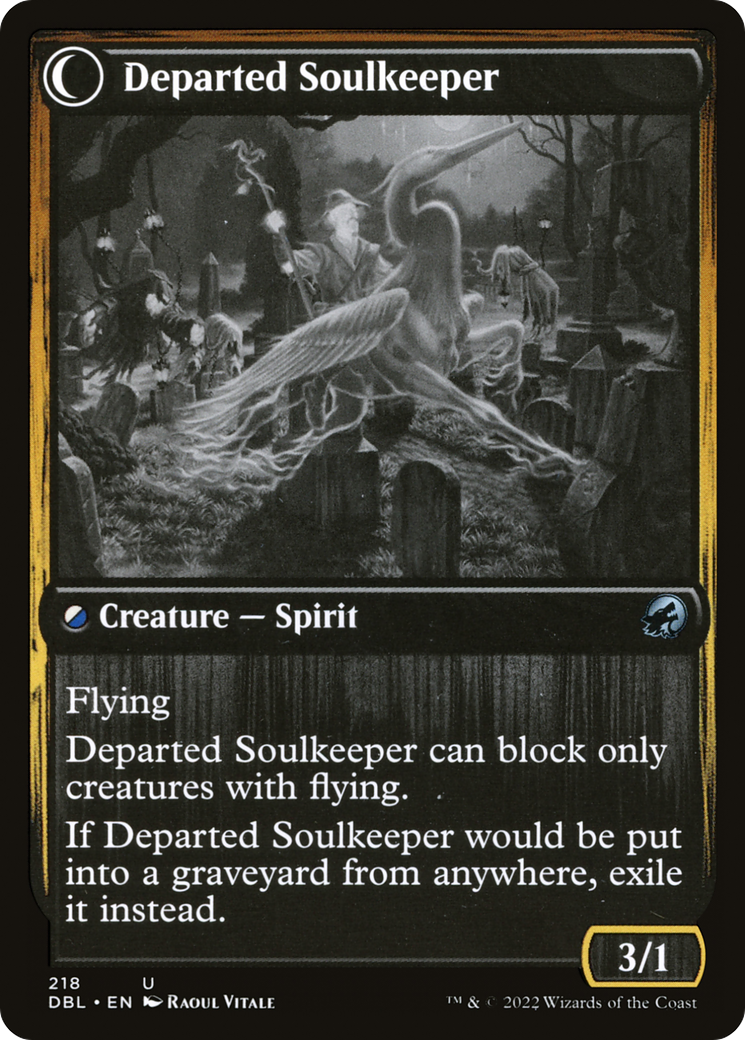 Devoted Grafkeeper (218) [Innistrad: Double Feature] - Deck Out Gaming