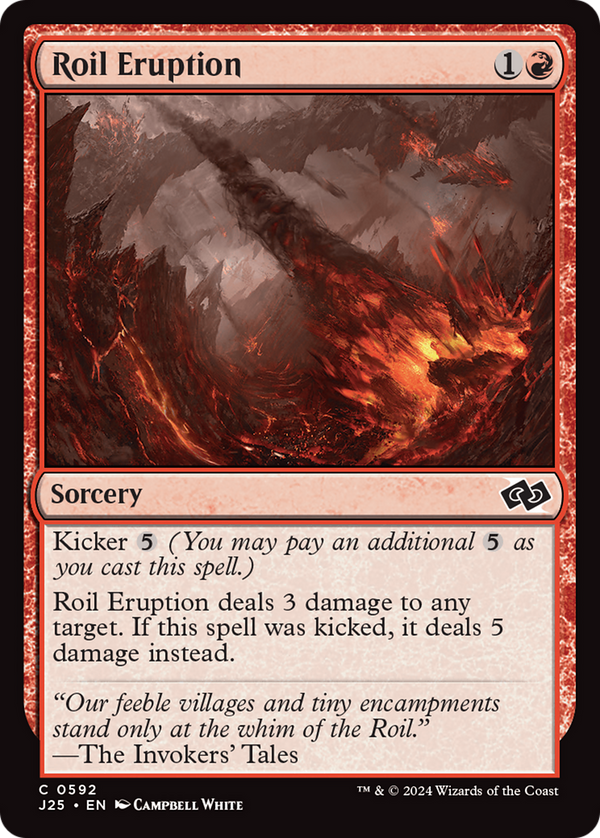 Roil Eruption (592) [Foundations Jumpstart] - Deck Out Gaming