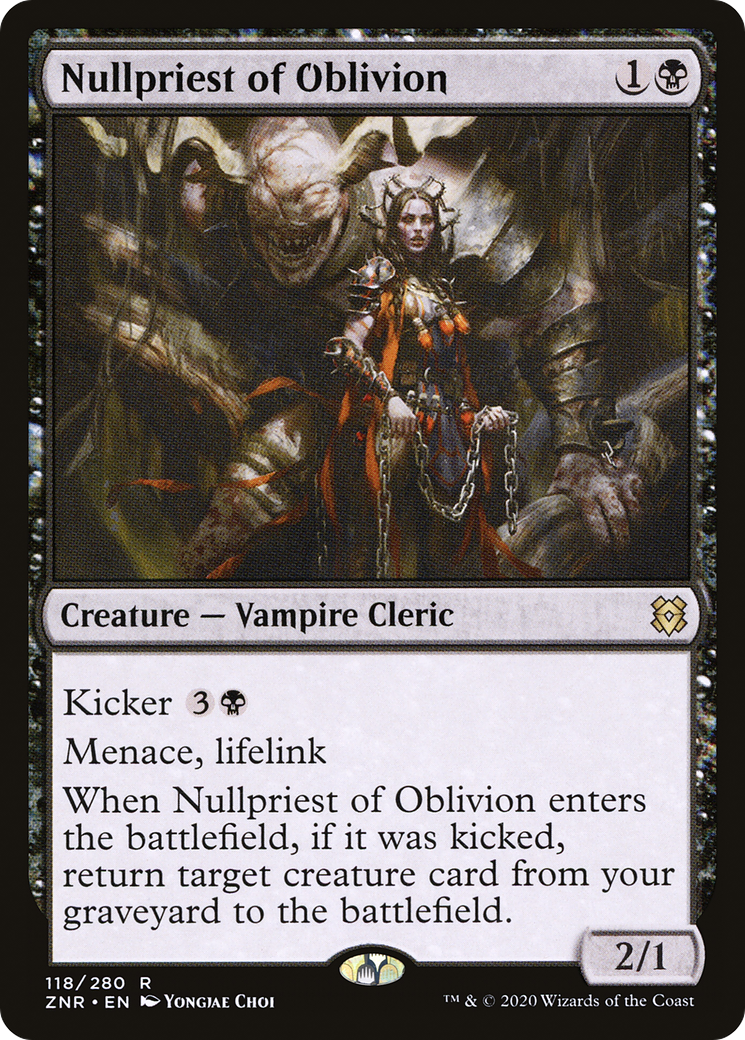Nullpriest of Oblivion (118) [Zendikar Rising] foil - Deck Out Gaming