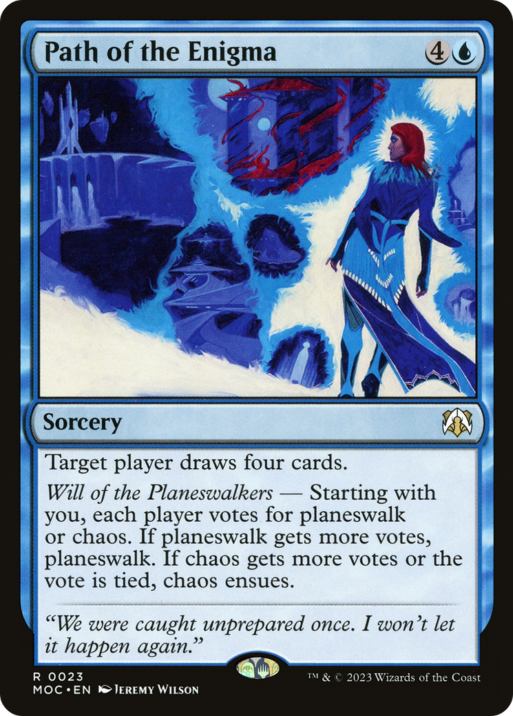 Path of the Enigma (23) [March of the Machine Commander] - Deck Out Gaming