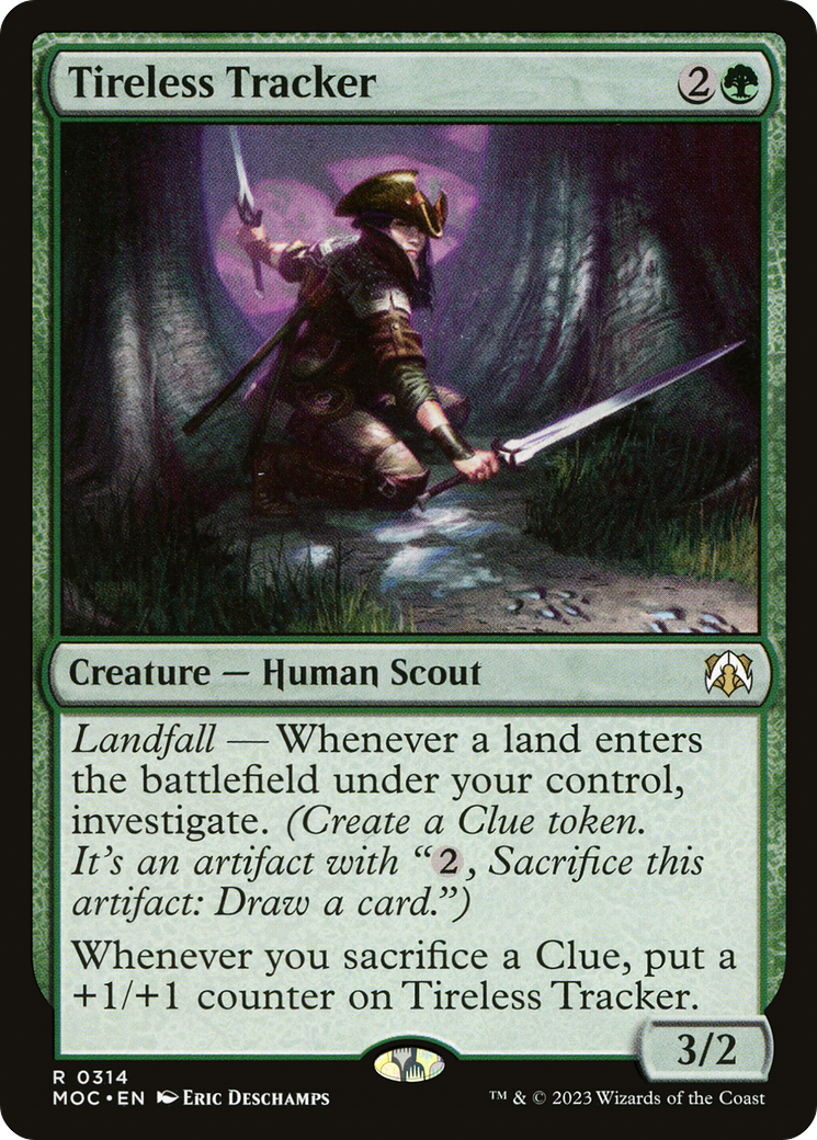 Tireless Tracker (314) [March of the Machine Commander] - Deck Out Gaming