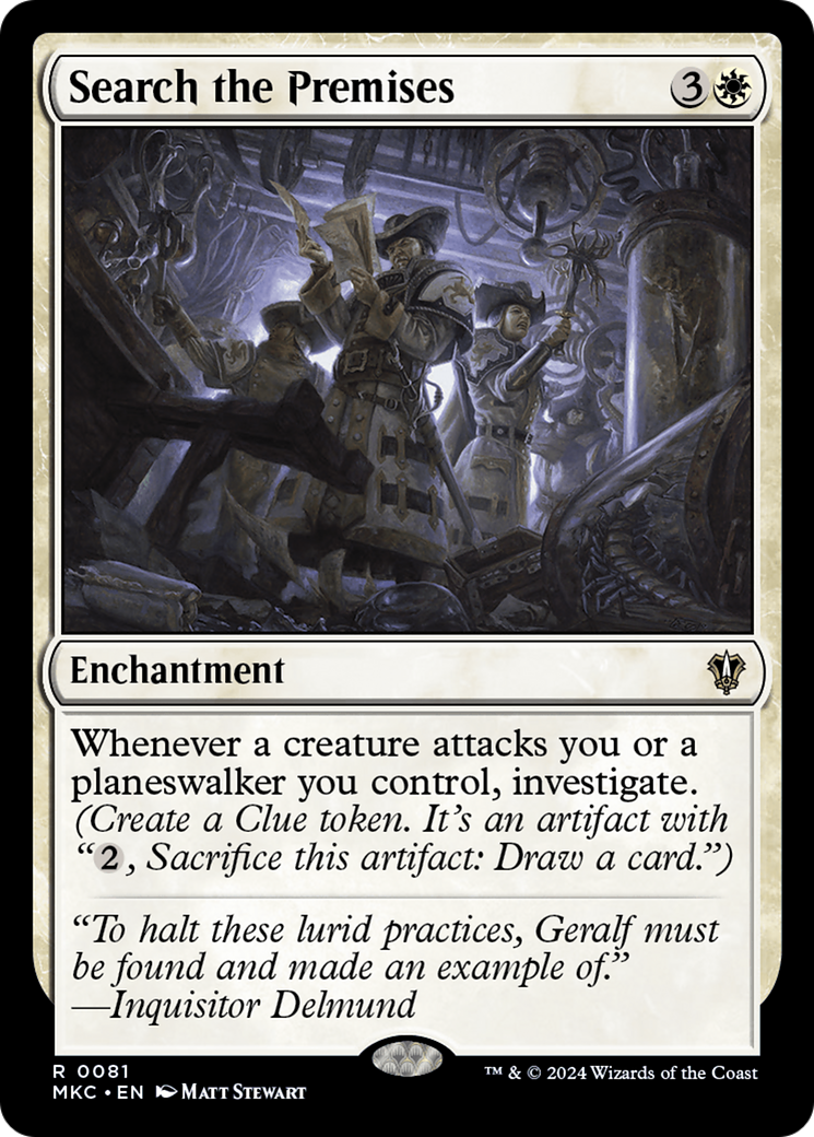 Search the Premises (81) [Murders at Karlov Manor Commander] - Deck Out Gaming