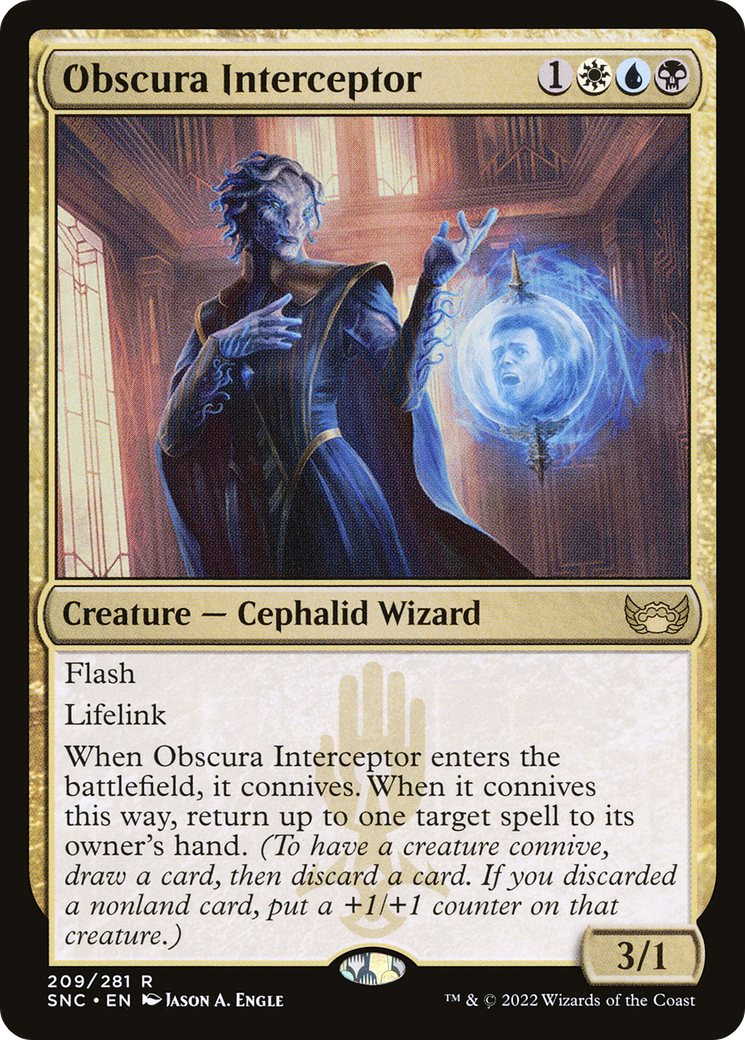 Obscura Interceptor (209) [Streets of New Capenna] foil - Deck Out Gaming